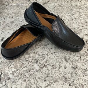 Black Leather Loafers